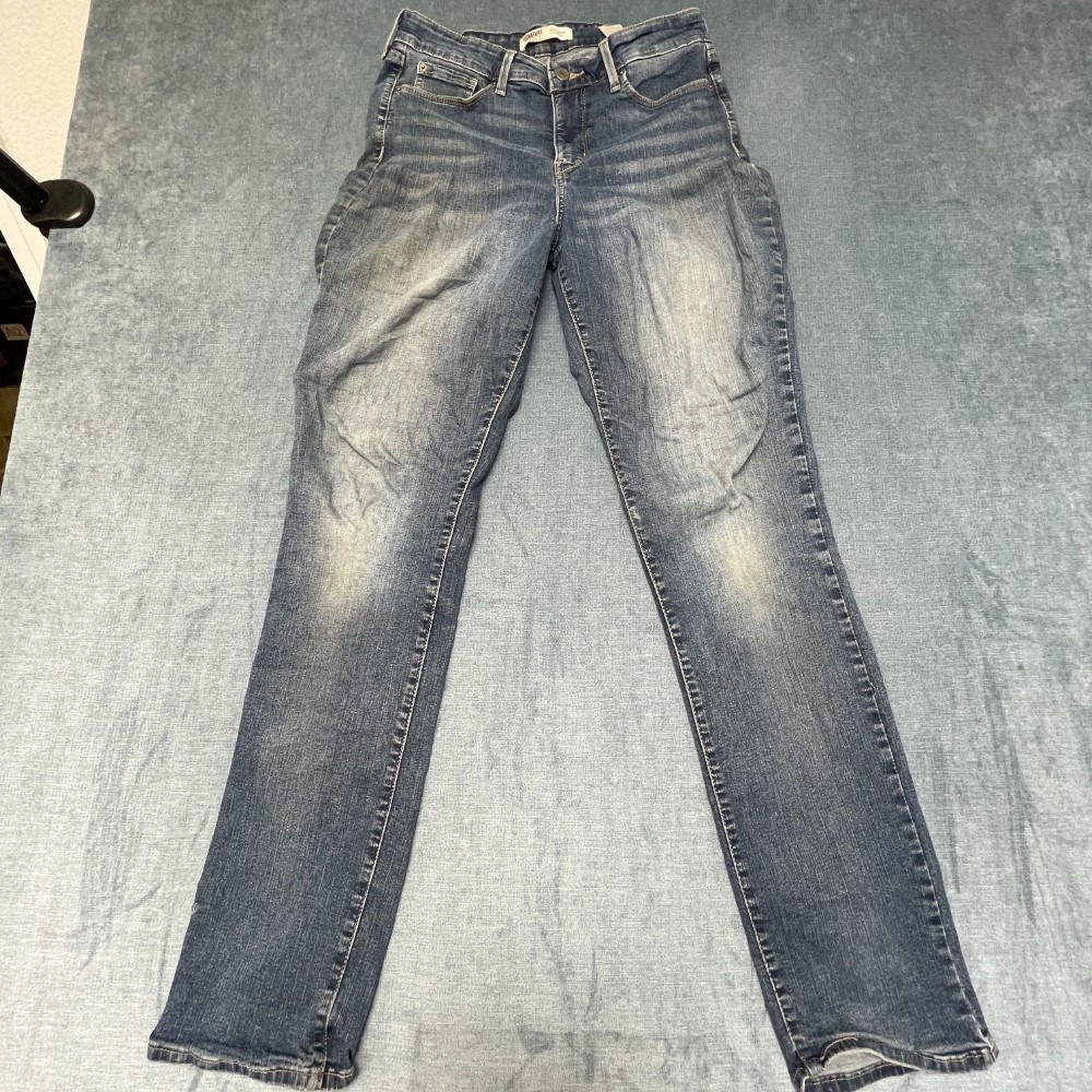 Signature By Levi Strauss & Co Totally Shaping Jeans Womens 29x34 Blue Denim